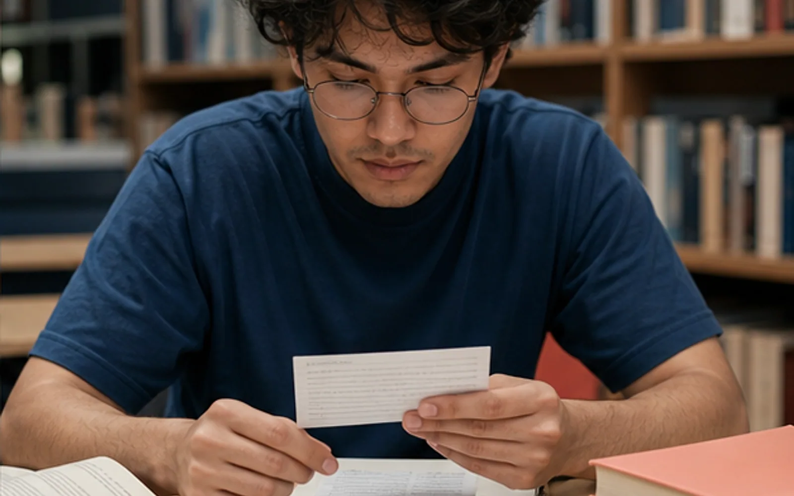 Pesquisadora conferindo metadados de livros, artigos e documentos digitais para referências