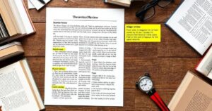 Como Estruturar a Revisão Teórica no Artigo Científico