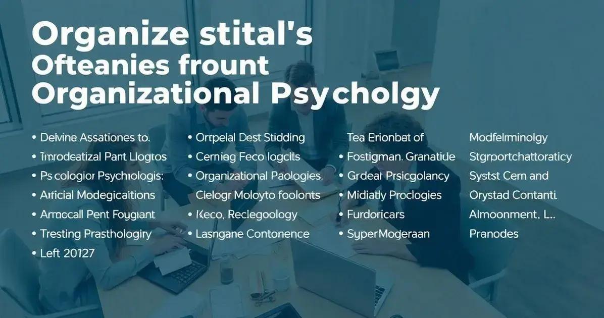 Como Fazer um Artigo Científico Sobre Psicologia Organizacional