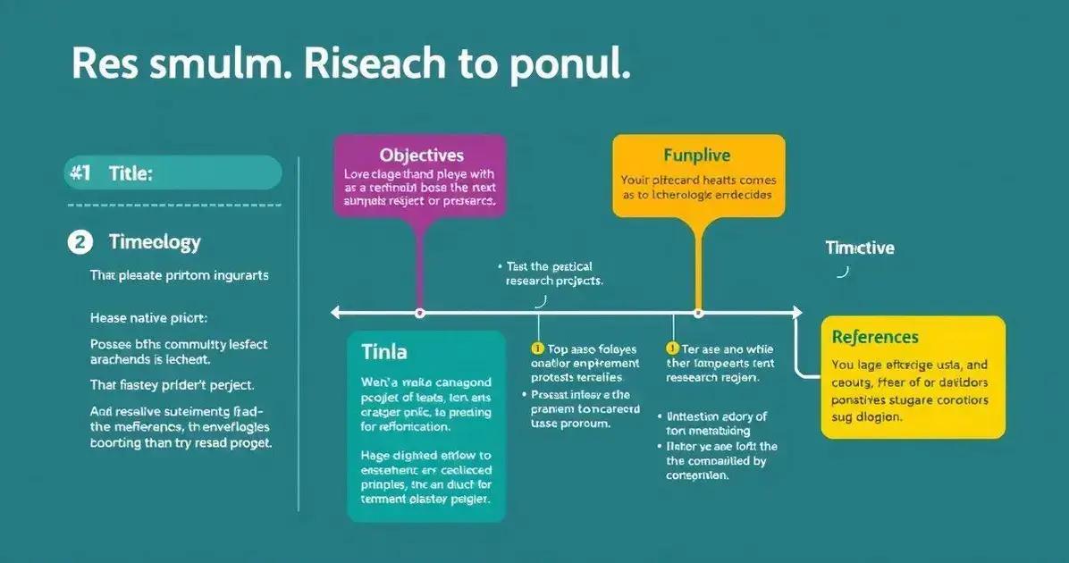 Exemplo prático de um projeto de pesquisa