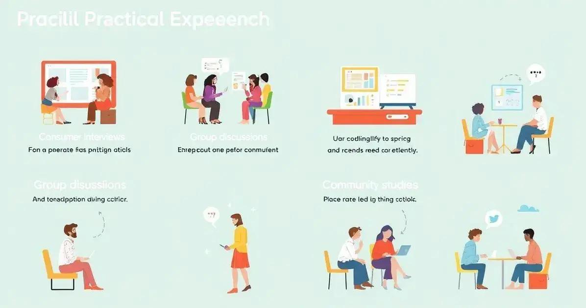 Exemplos práticos de pesquisa exploratória