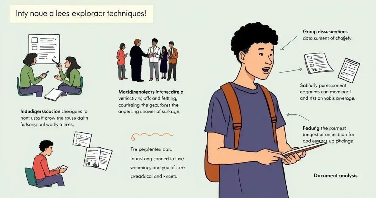 Técnicas para exploração de dados