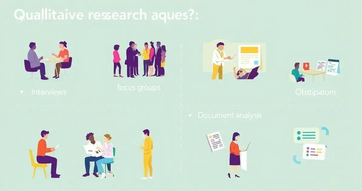 Técnicas para pesquisa qualitativa na educação